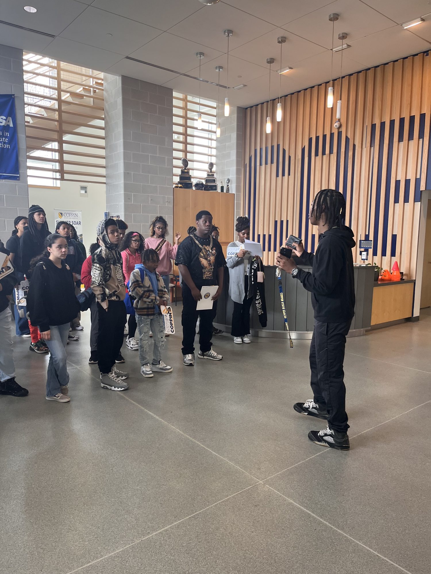 Black College Club scholars on a college tour