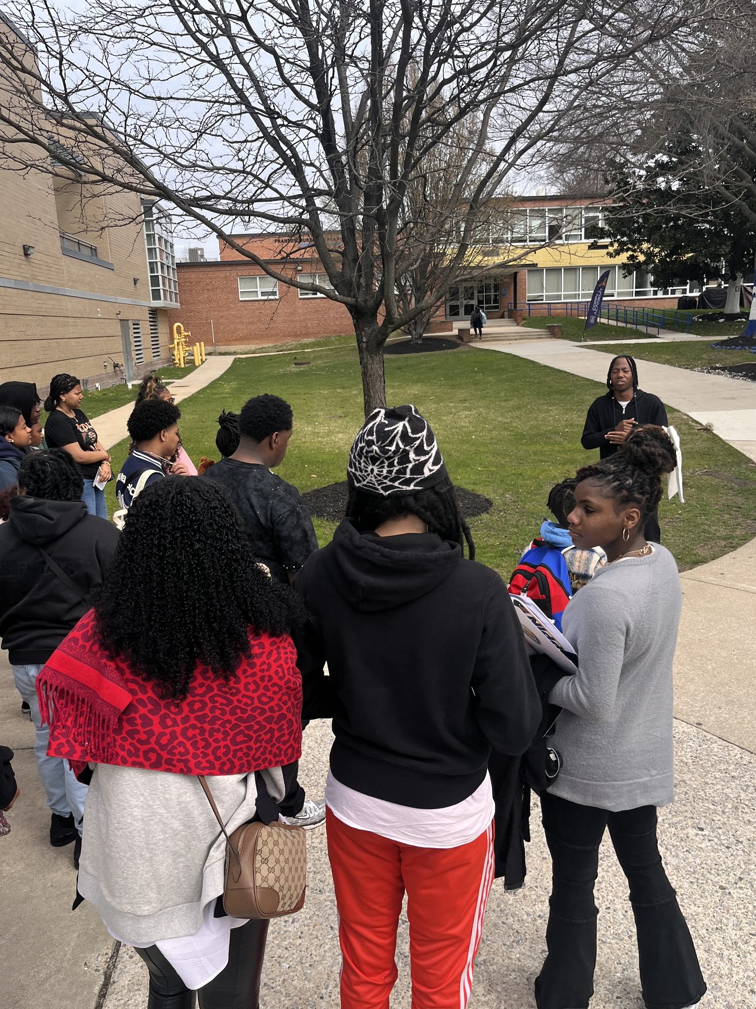 Black College Club scholars on a college tour